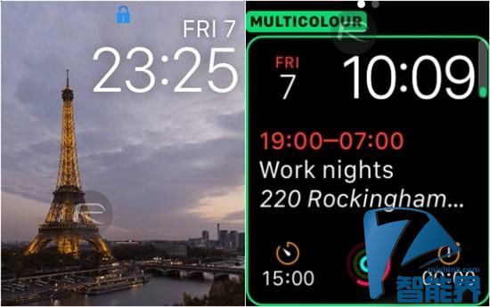 蘋(píng)果WatchOS測(cè)試版新功能 壁紙隨時(shí)間變化