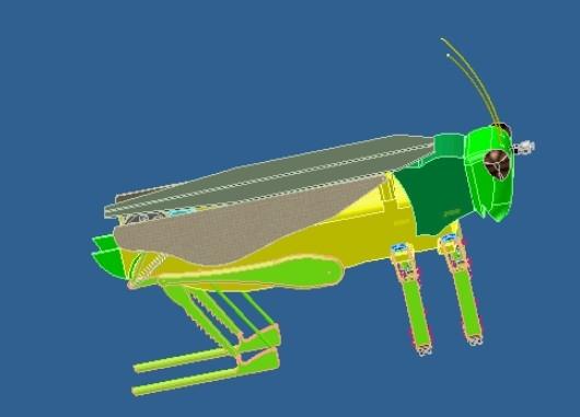 這個機(jī)器人像蝗蟲 但跳得比它高